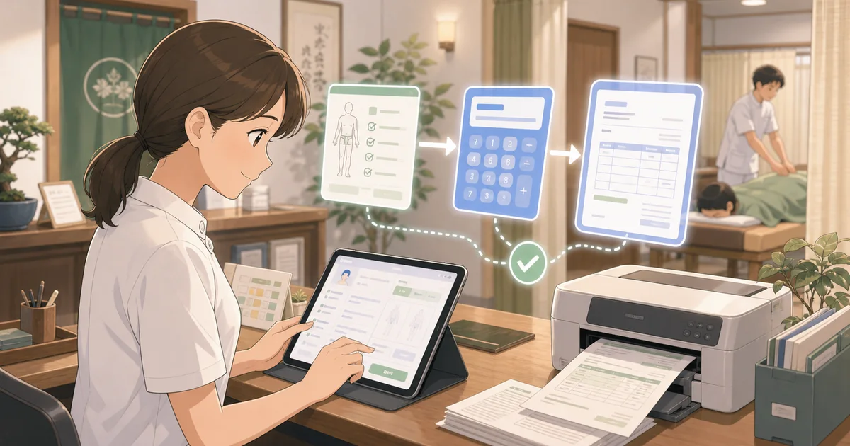 診療報酬計算システムの事例画像
