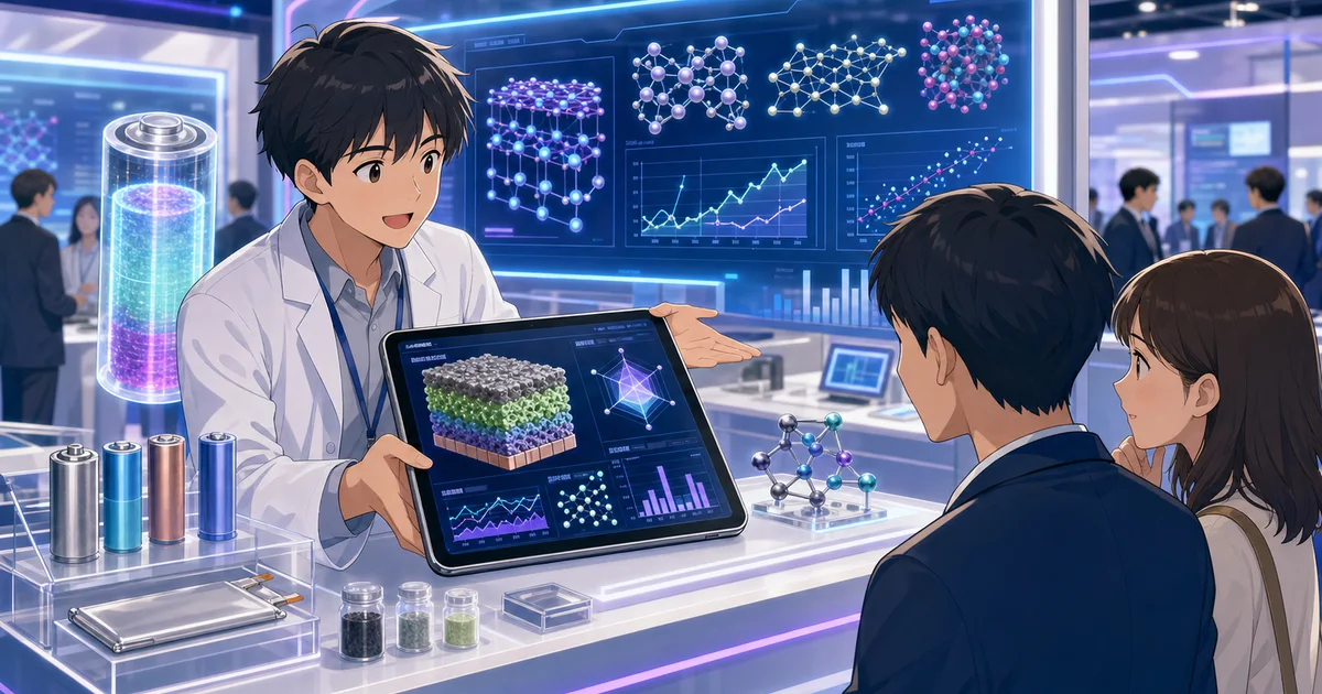 電池デバイス向けAI製品デモUIの事例画像