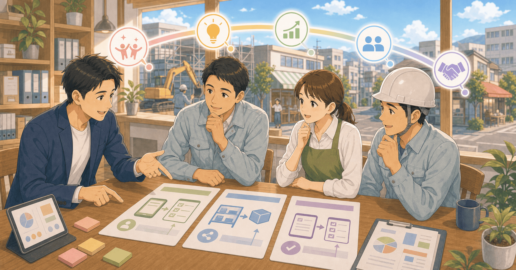 中小企業のDXの伴走事例に学ぶのアイキャッチ