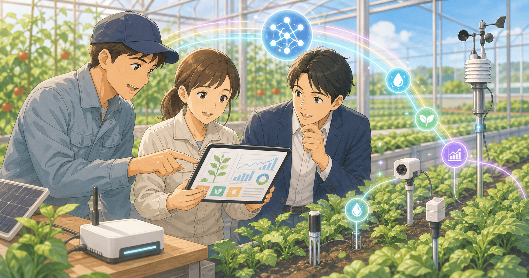 農業がAI・センサーを活用する入口のアイキャッチ
