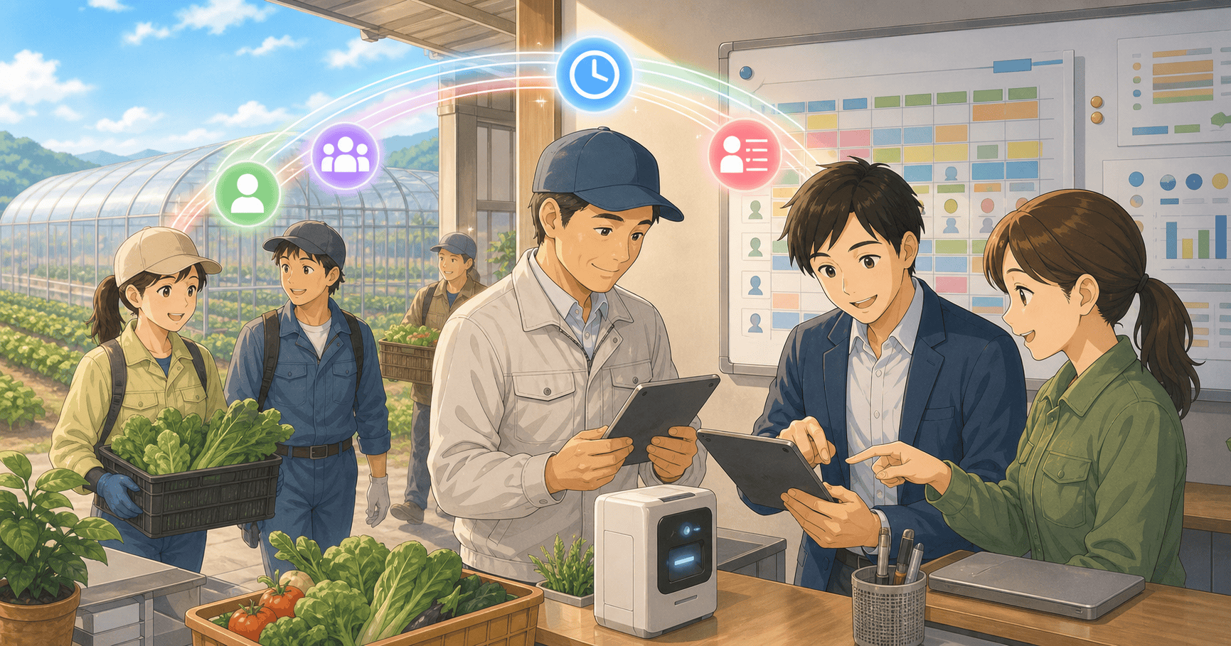農業法人の勤怠・労務管理を整えるのアイキャッチ