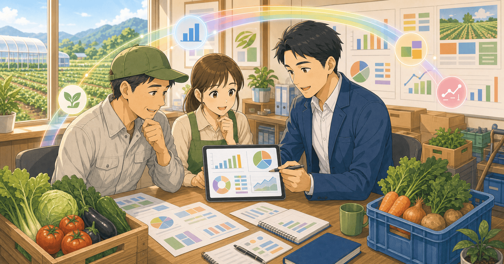 農業経営の数字を見える化するのアイキャッチ