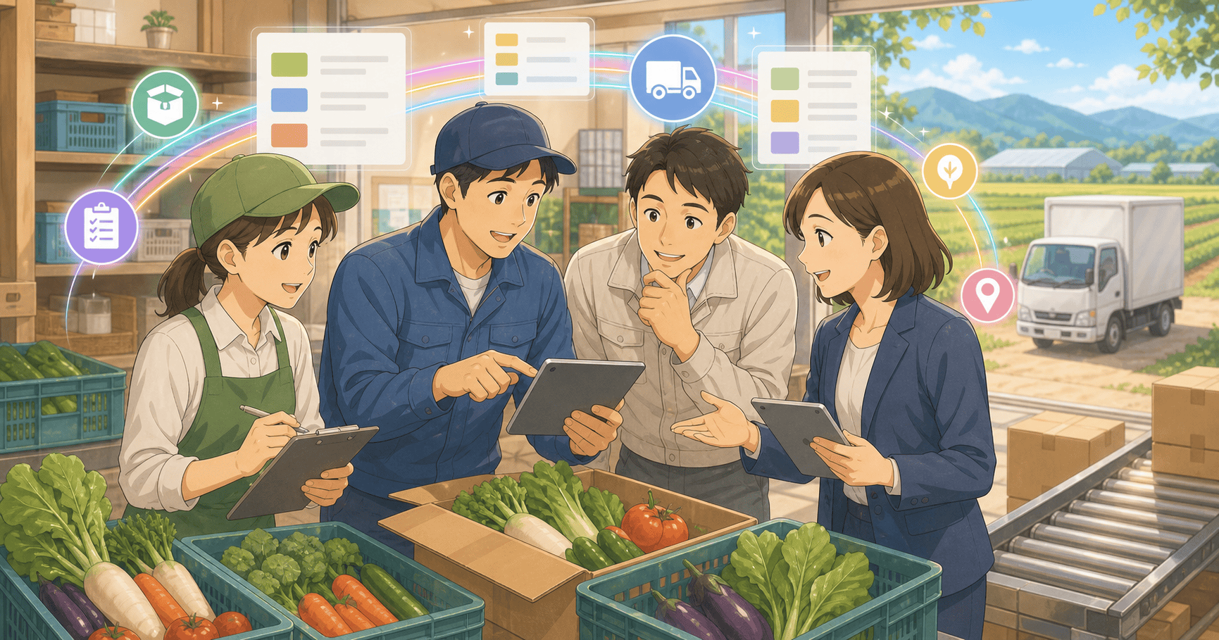 農産物の在庫・出荷管理を整えるのアイキャッチ