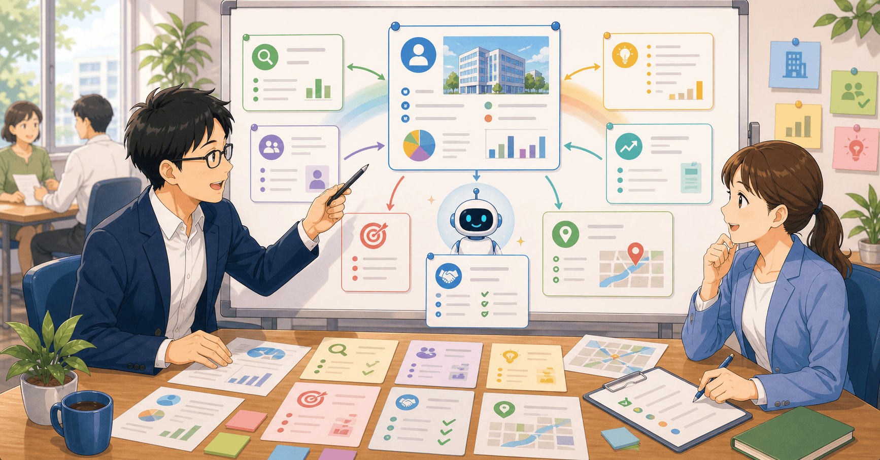 AIで顧客情報を調べて商談に備えるのアイキャッチ