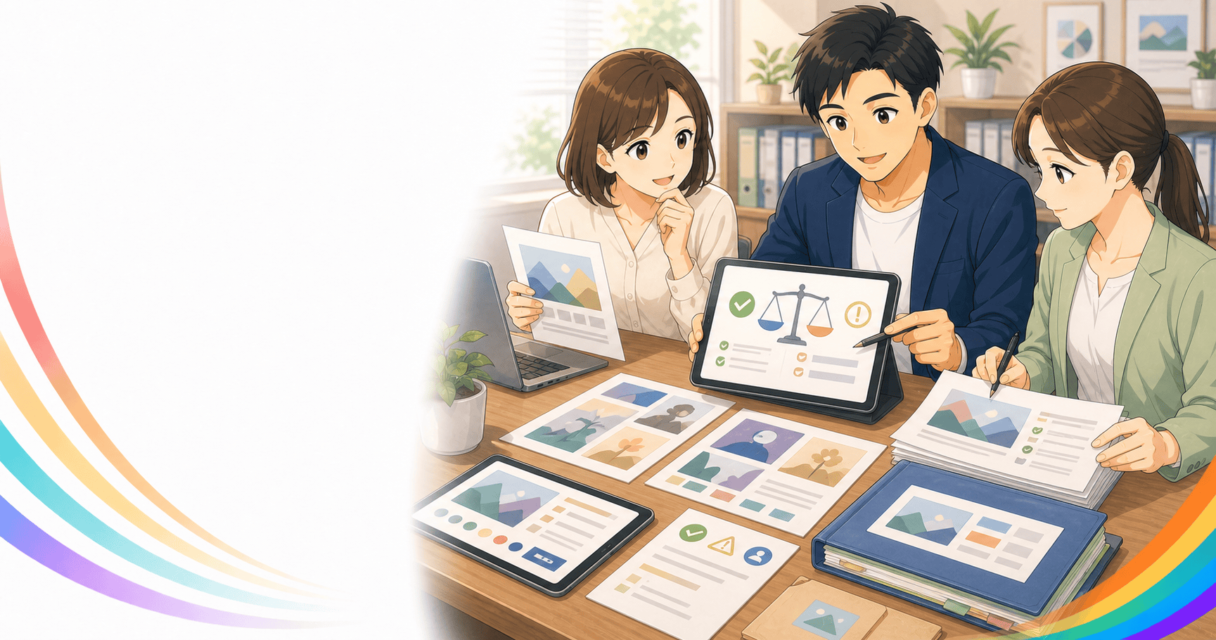 生成AIの著作権・出力の扱いを理解するのアイキャッチ