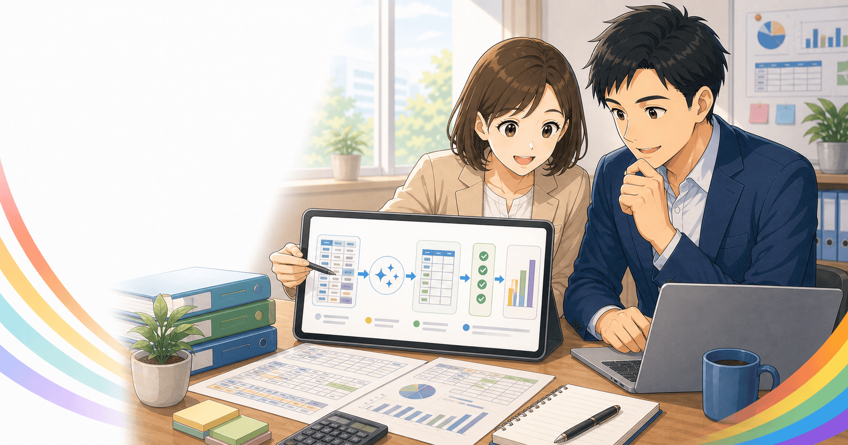 生成AIで表やデータを整理するのアイキャッチ