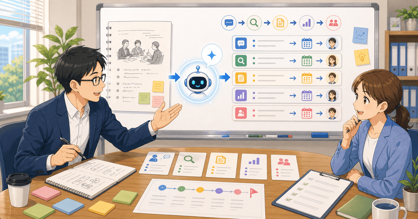 AIで商談メモから次アクションを整理するのアイキャッチ