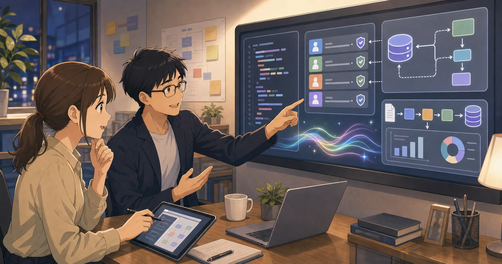 AI開発レビューで見るべきコード・権限・データの観点のアイキャッチ