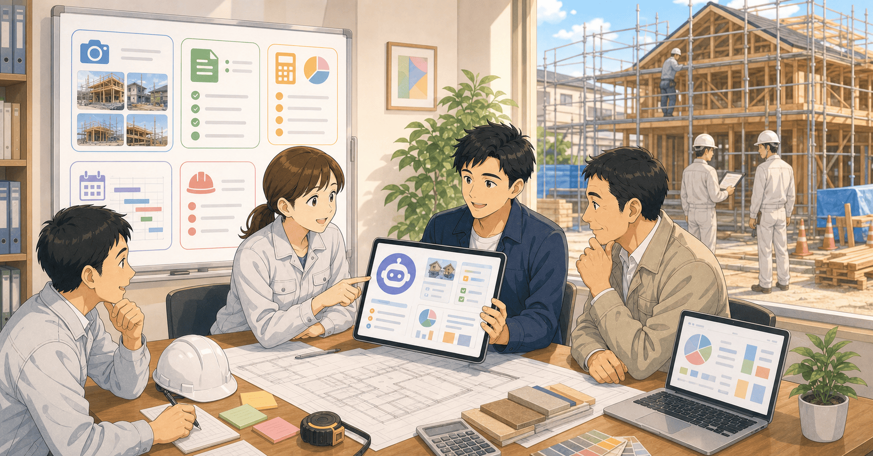 建設・工務店のAI活用の入口のアイキャッチ