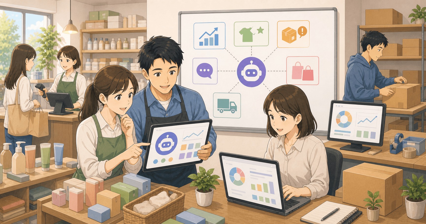 小売・EC店舗のAI活用アイデアのアイキャッチ