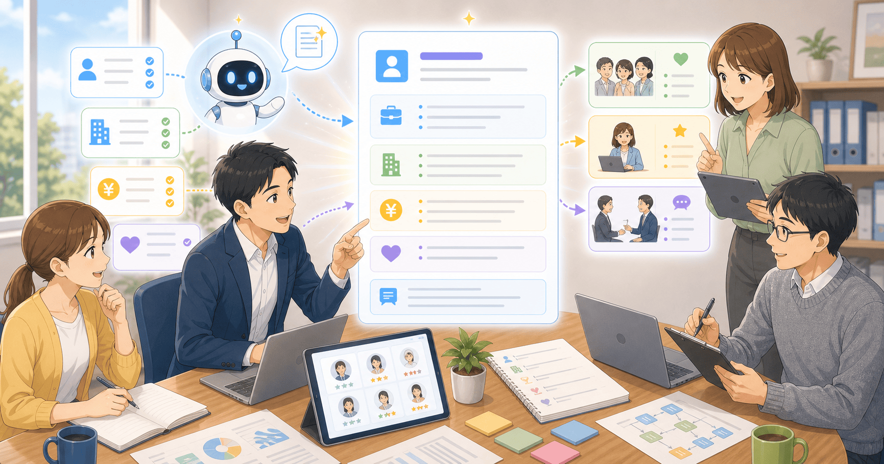 生成AIで求人原稿のたたき台を作るのアイキャッチ