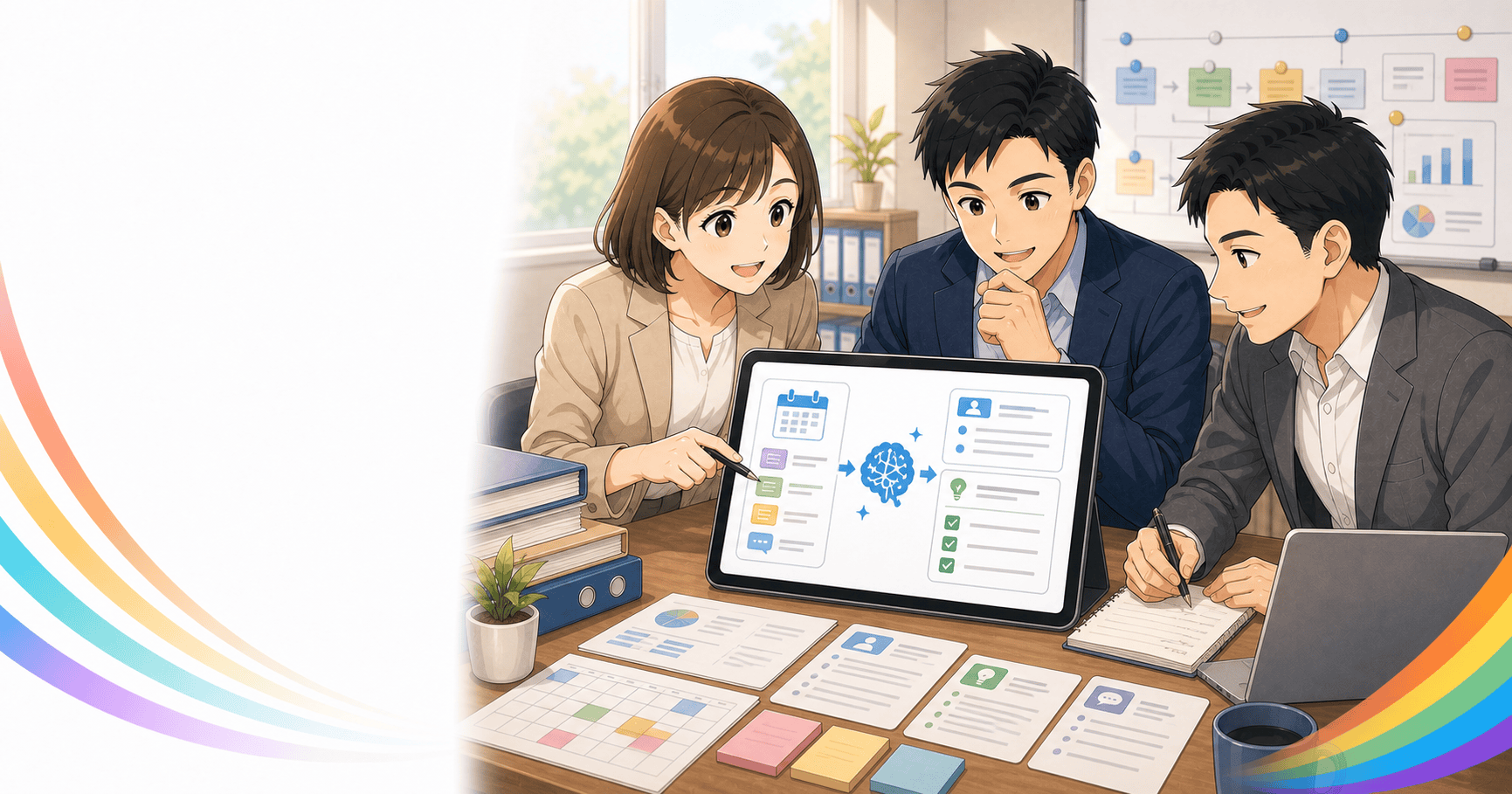 生成AIで会議の準備を効率化するのアイキャッチ