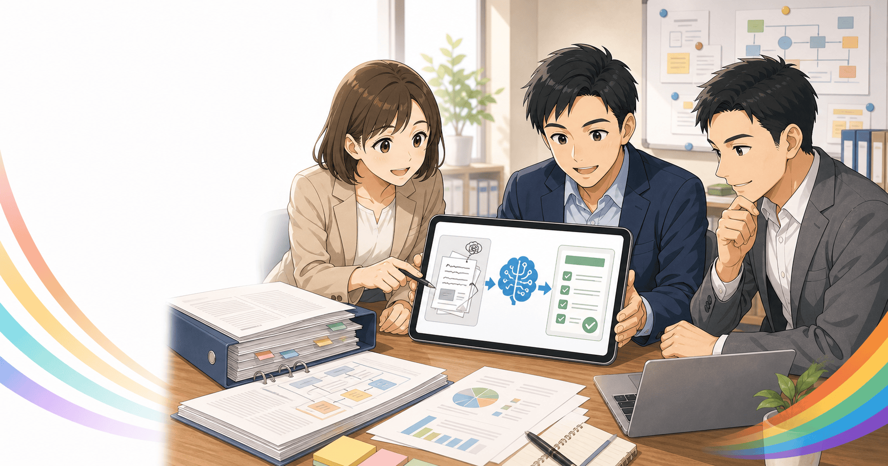 生成AIで手順書を分かりやすく書き直すのアイキャッチ