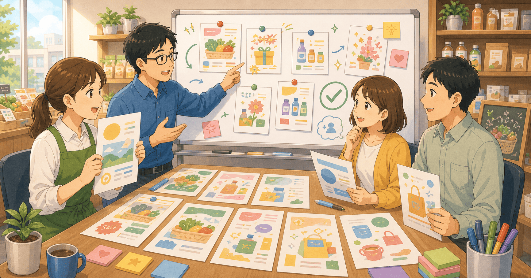AIでチラシ・販促物の案を作るのアイキャッチ