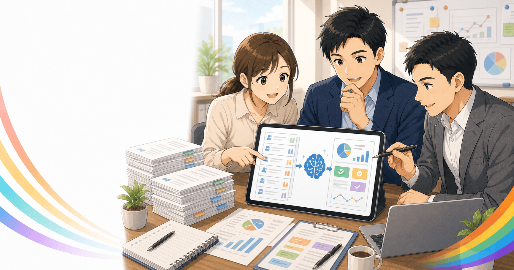 生成AIで日報・週報をまとめるのアイキャッチ