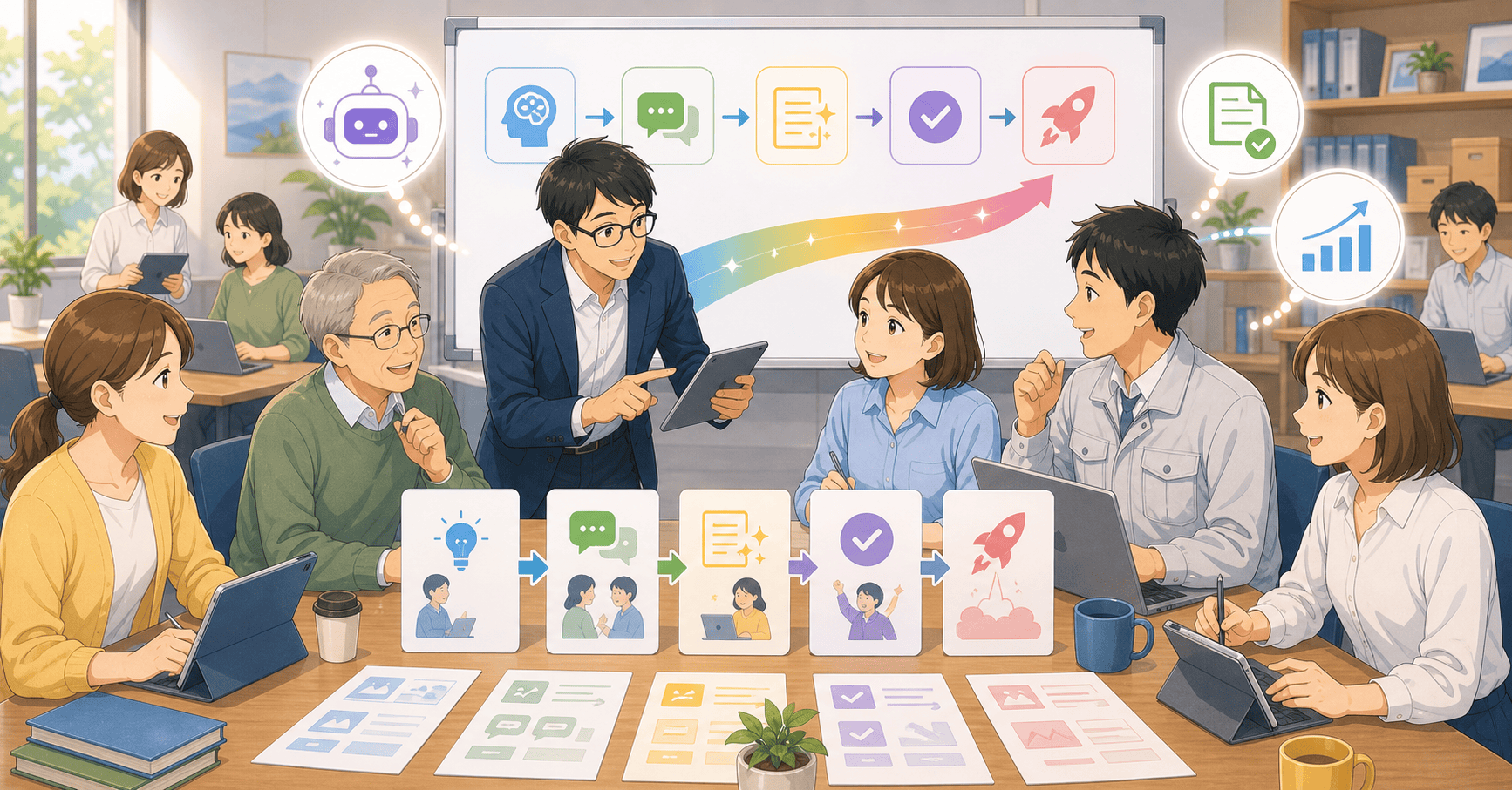 生成AIを使う社員のスキル差をならすのアイキャッチ