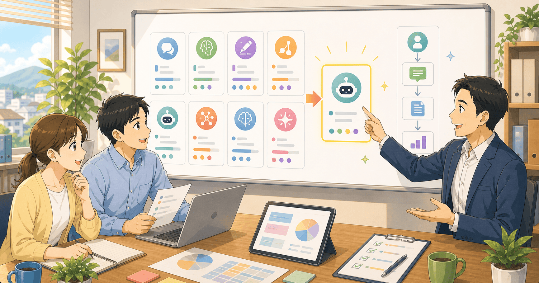 中小企業に合うAIツールの選び方のアイキャッチ
