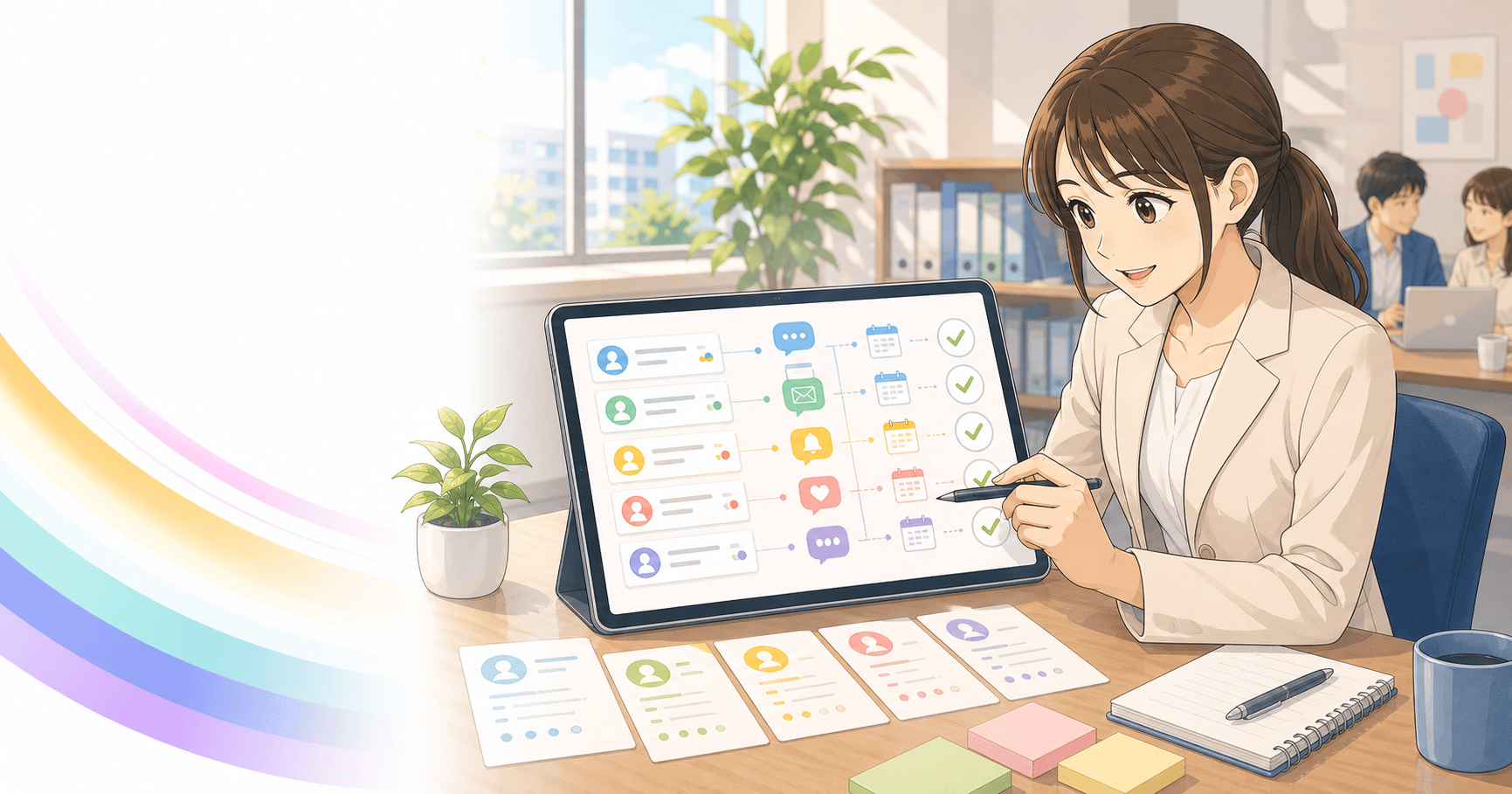 応募者への連絡漏れをなくすのアイキャッチ