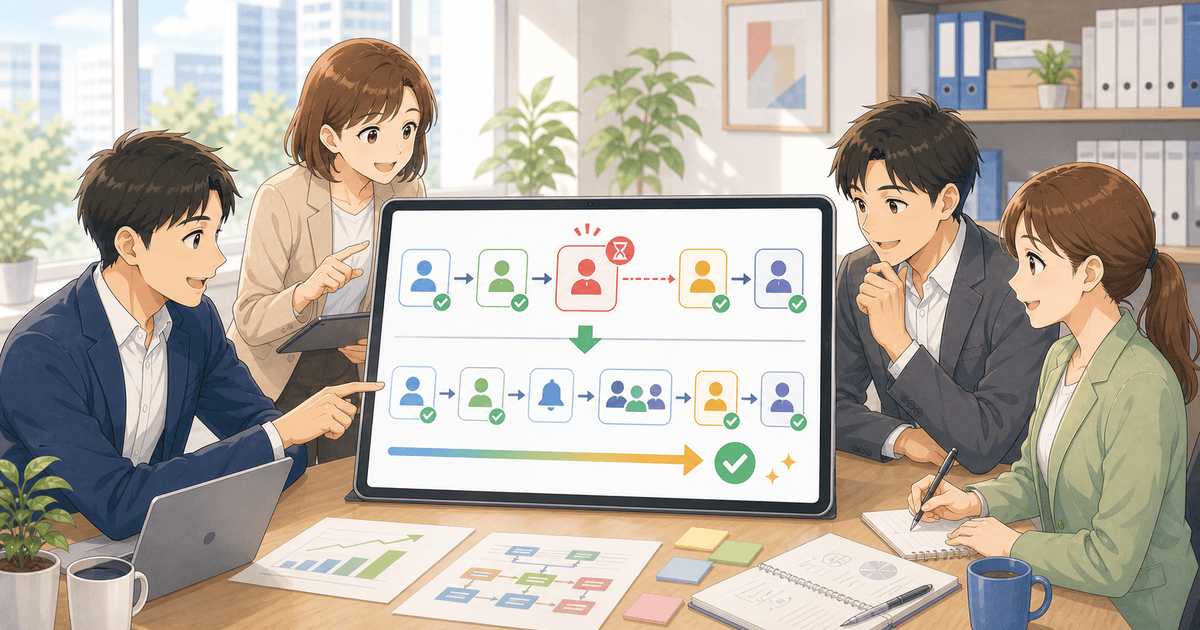 承認待ちで業務が止まらない仕組みづくりのアイキャッチ
