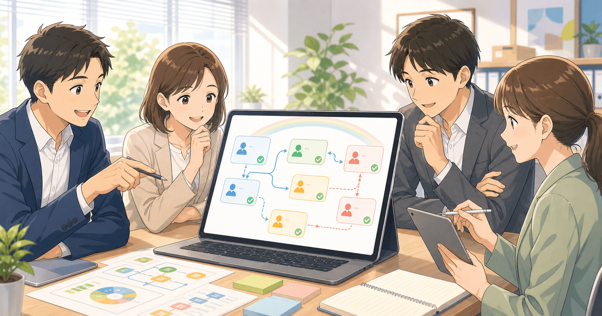 ワークフローの承認ルートを業務に合わせて設計するのアイキャッチ