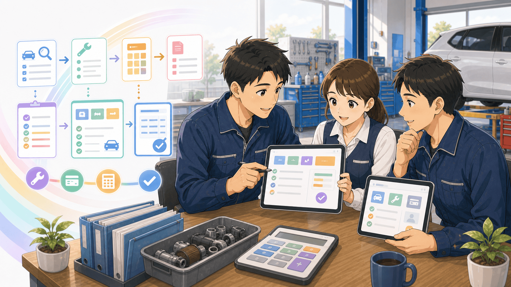 整備工場の見積・請求を効率化するのアイキャッチ
