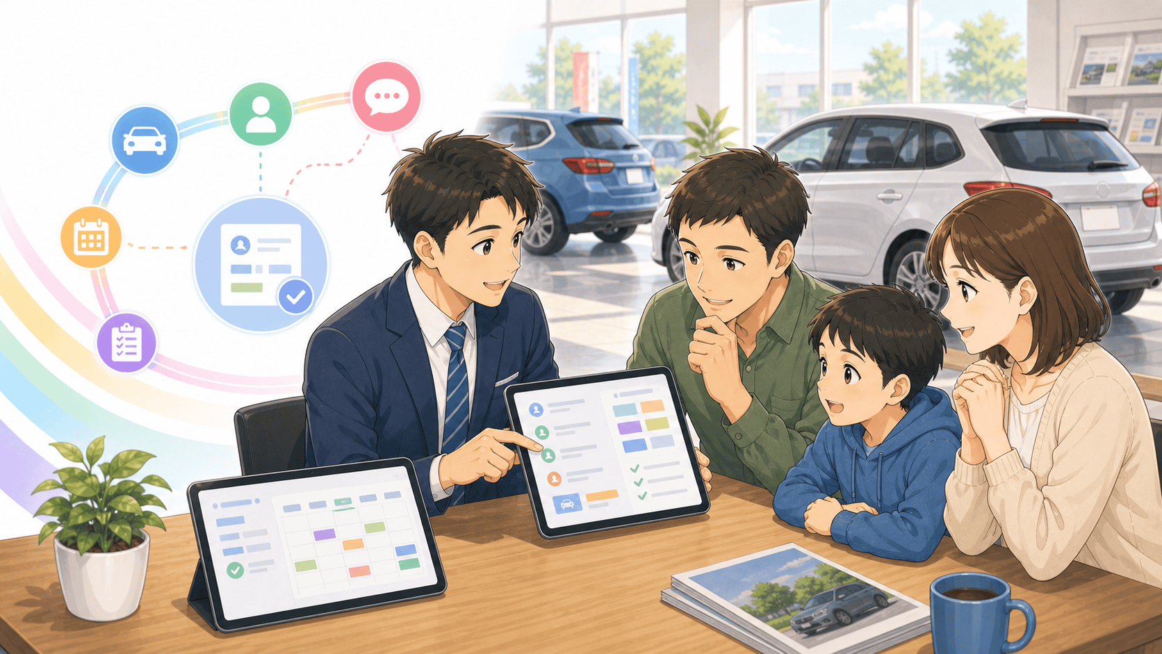 自動車販売の顧客・車検管理を整えるのアイキャッチ