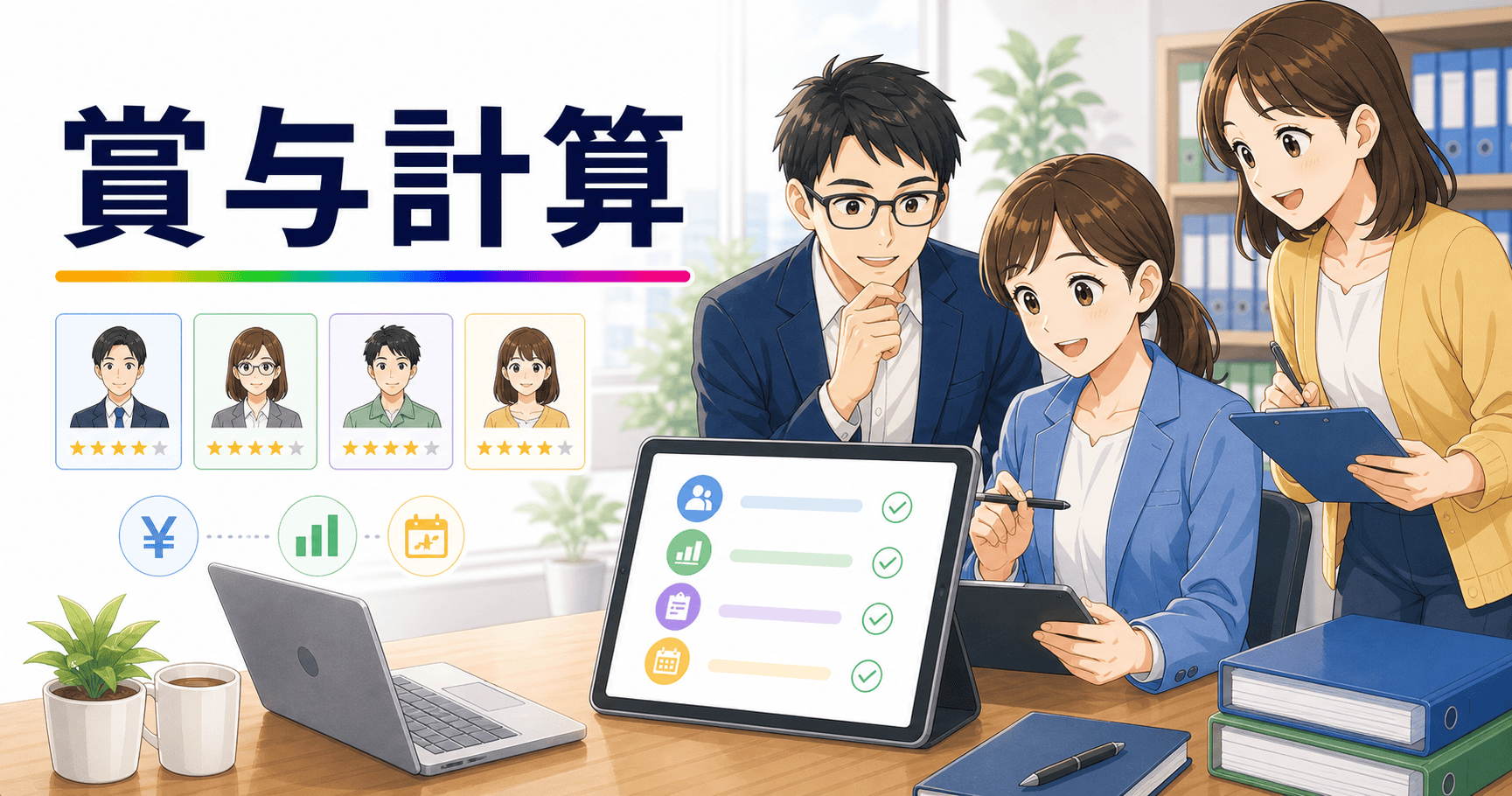 賞与計算の準備をスムーズに進めるのアイキャッチ