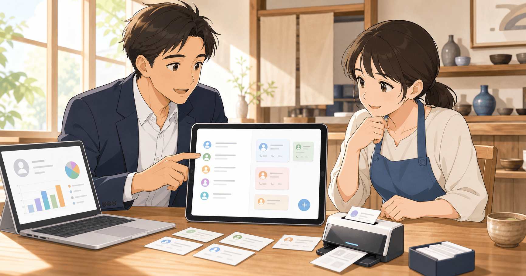 名刺・顧客情報をデジタルで一元管理するのアイキャッチ