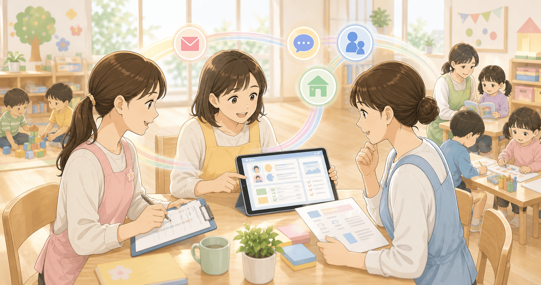 保育園の連絡・記録をアプリで整えるのアイキャッチ