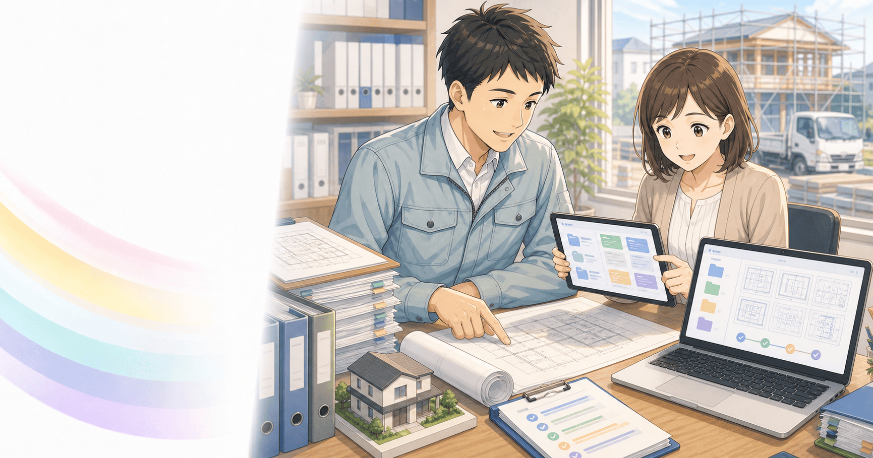 建設業の書類・図面管理を整えるのアイキャッチ