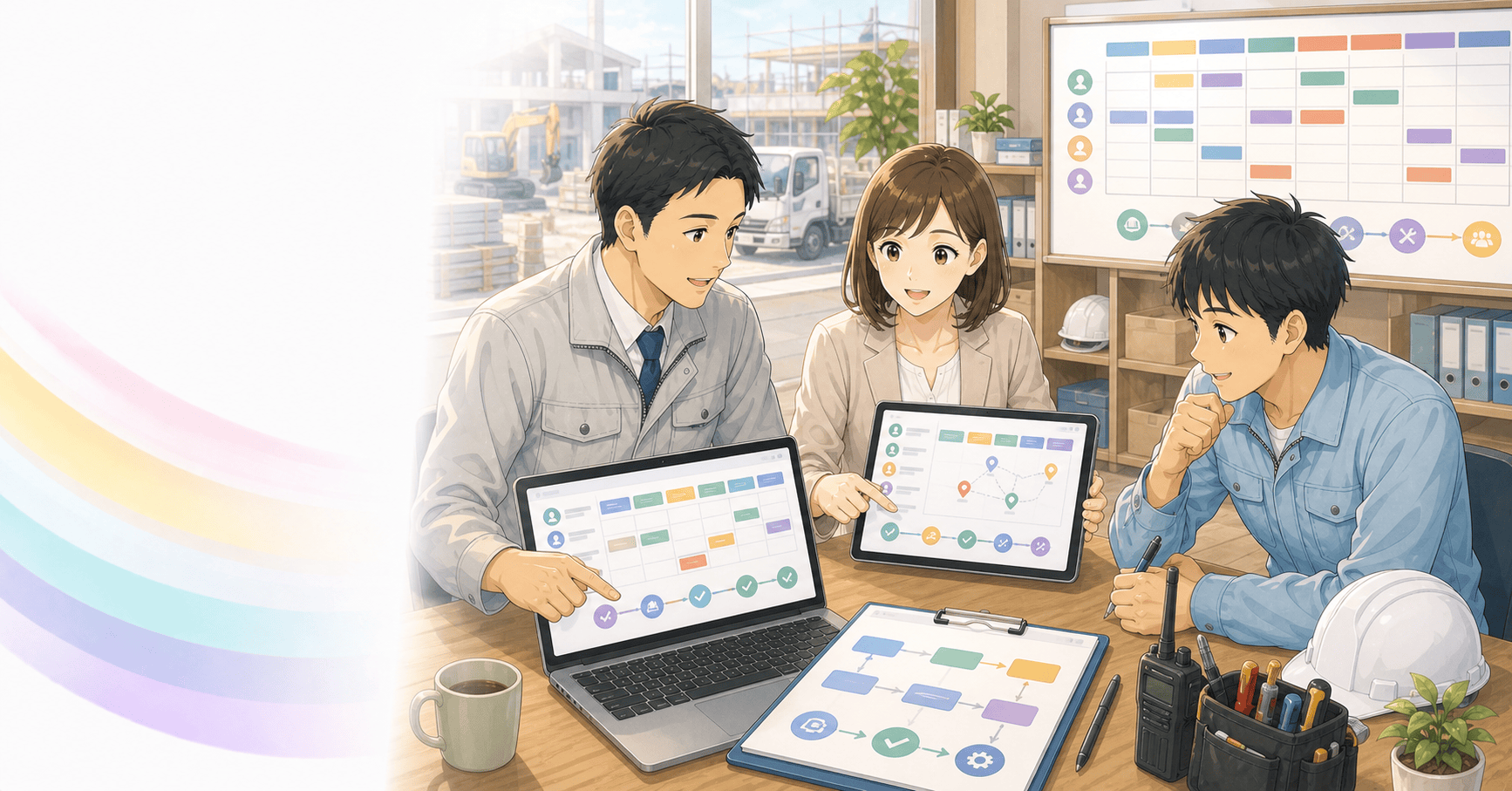 建設業の人手不足を業務改善で乗り切るのアイキャッチ