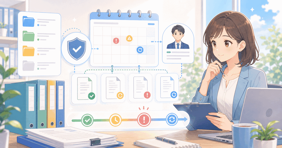 契約管理で更新漏れを防ぐ仕組みのアイキャッチ