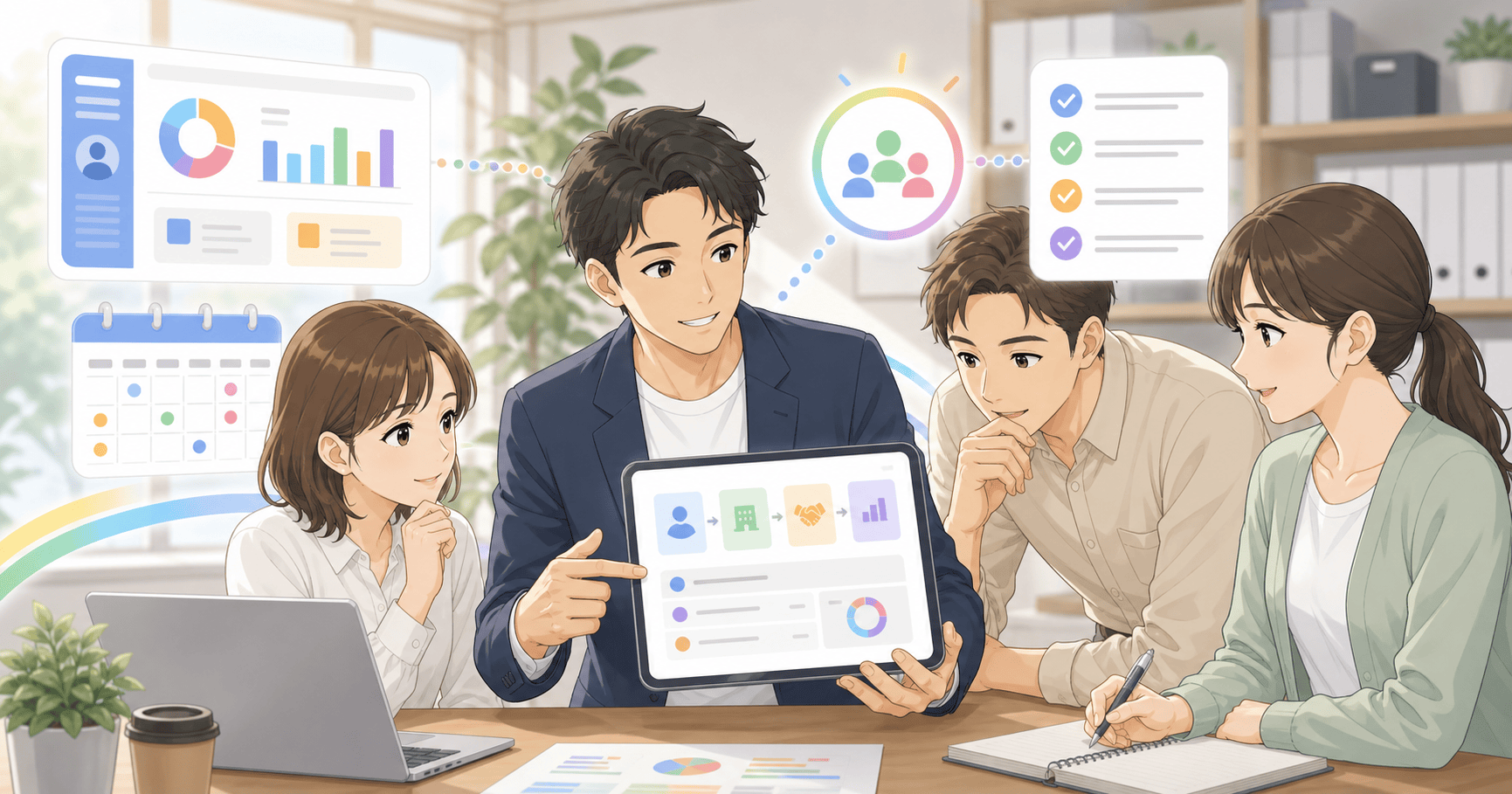 CRM導入を定着させるための運用ルールのアイキャッチ