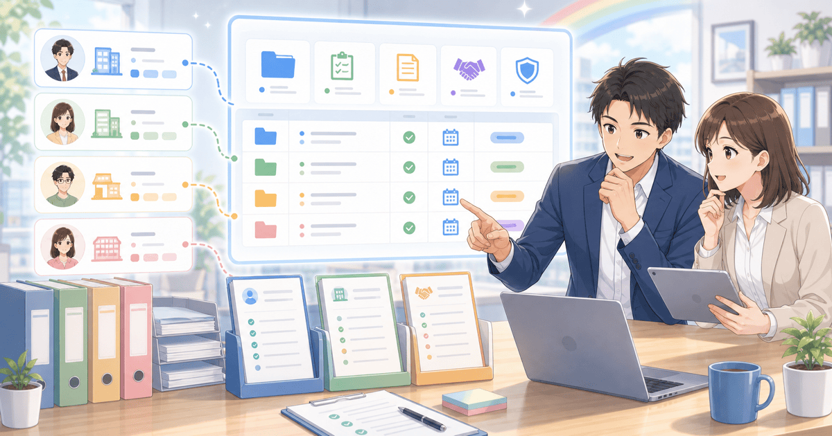 契約・取引条件を顧客ごとに整理するのアイキャッチ
