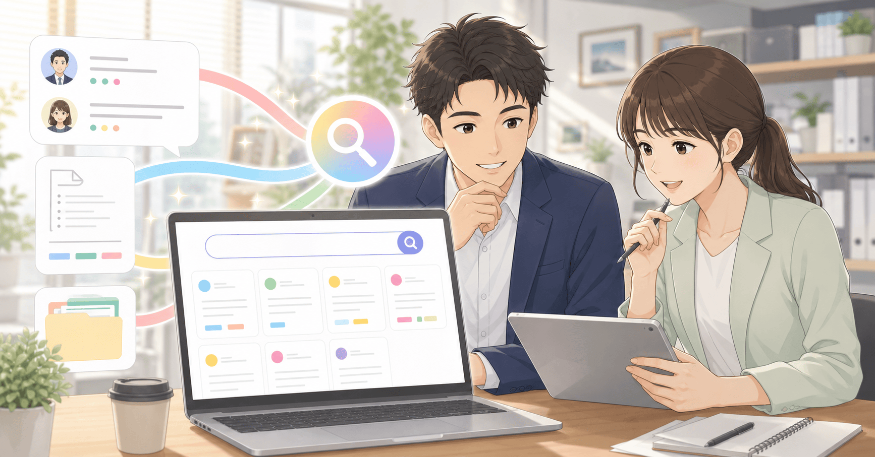 商談メモを検索できる形で残すのアイキャッチ