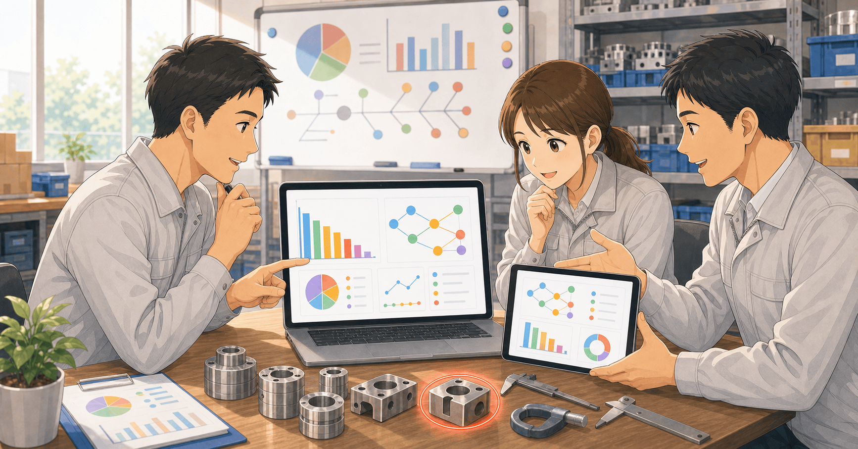 不良品の発生原因をデータで分析するのアイキャッチ