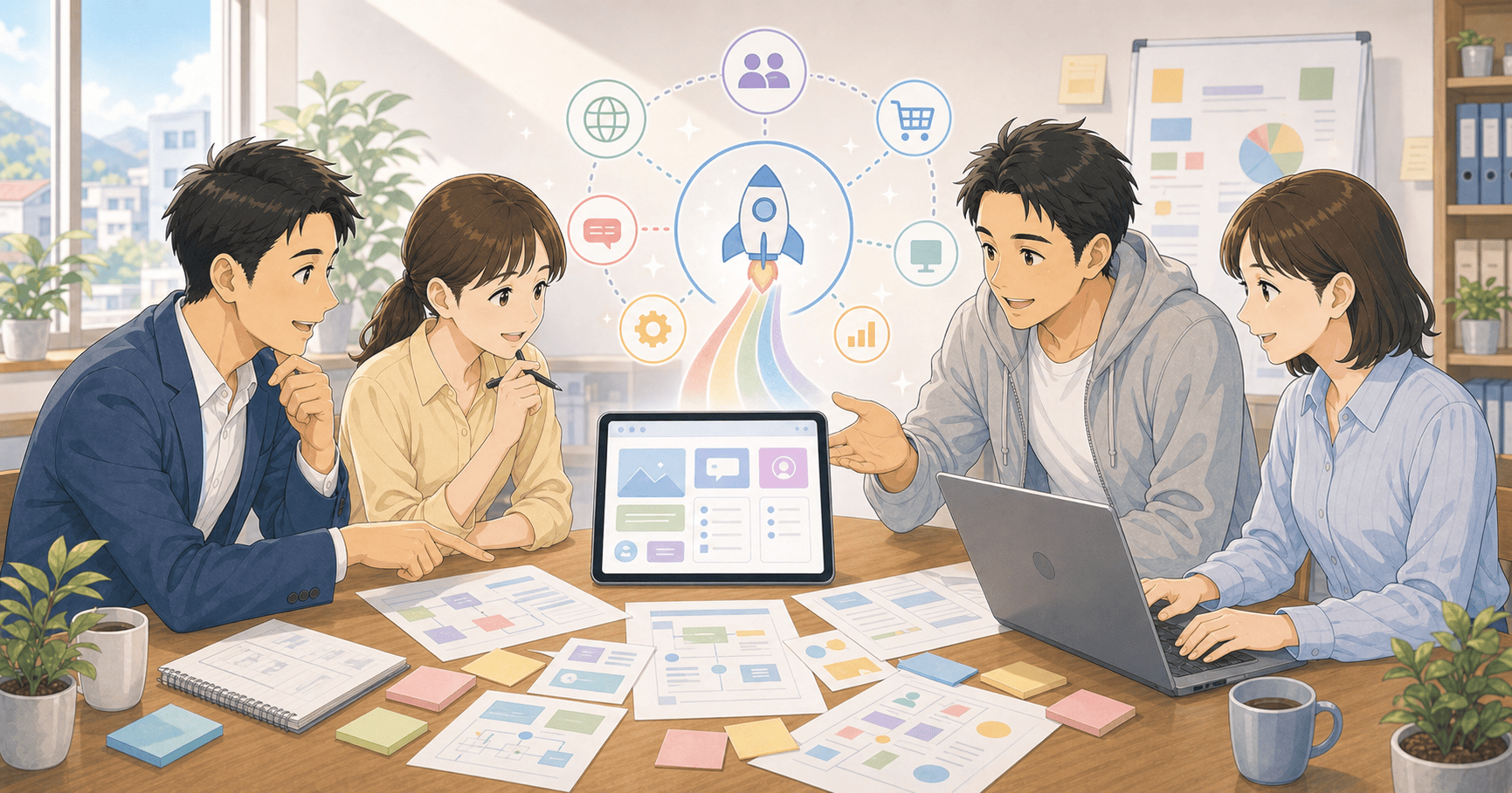デジタルで新しいサービスを立ち上げるのアイキャッチ