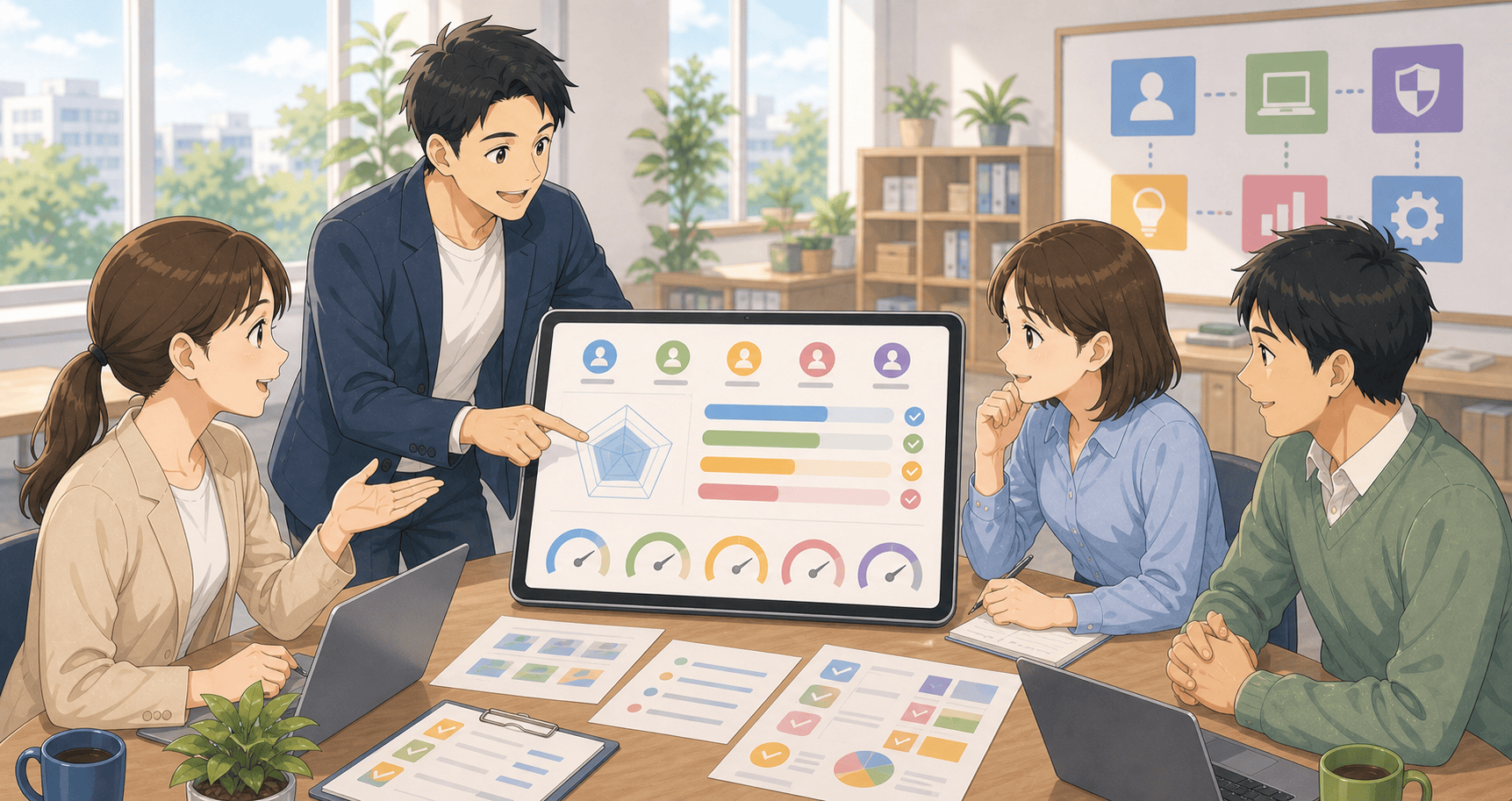 社員のデジタルスキルを評価するのアイキャッチ