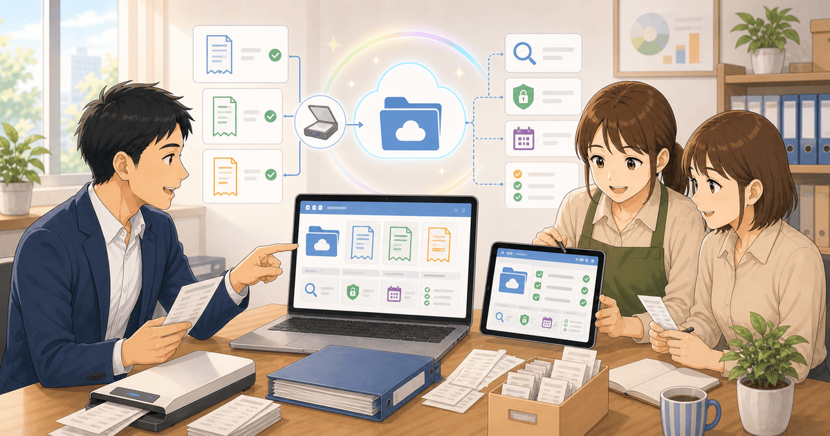 電子帳簿保存法の義務化に対応するのアイキャッチ
