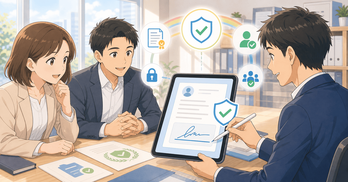 電子署名の法的な扱いを理解して使うのアイキャッチ