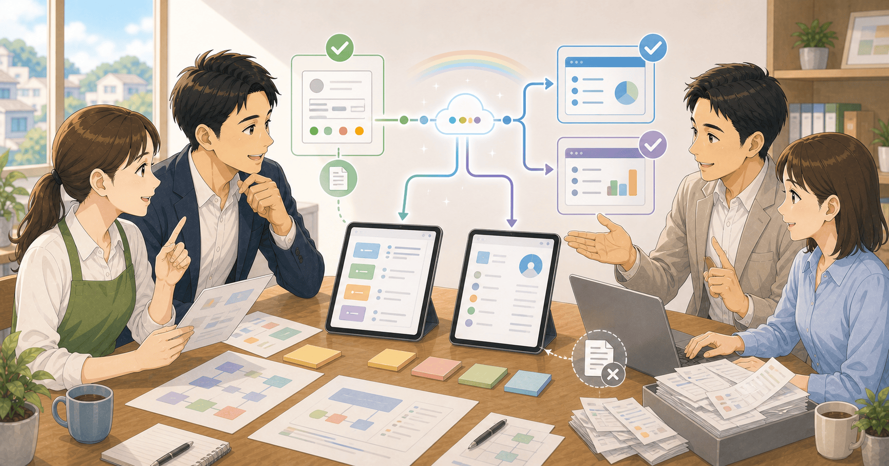 二重入力をなくすシステム連携の考え方のアイキャッチ