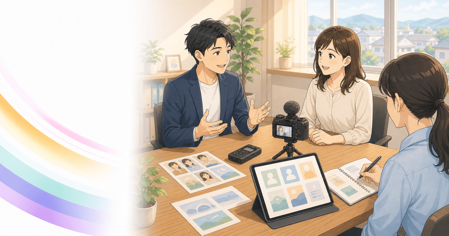 社員インタビューで会社の魅力を伝えるのアイキャッチ