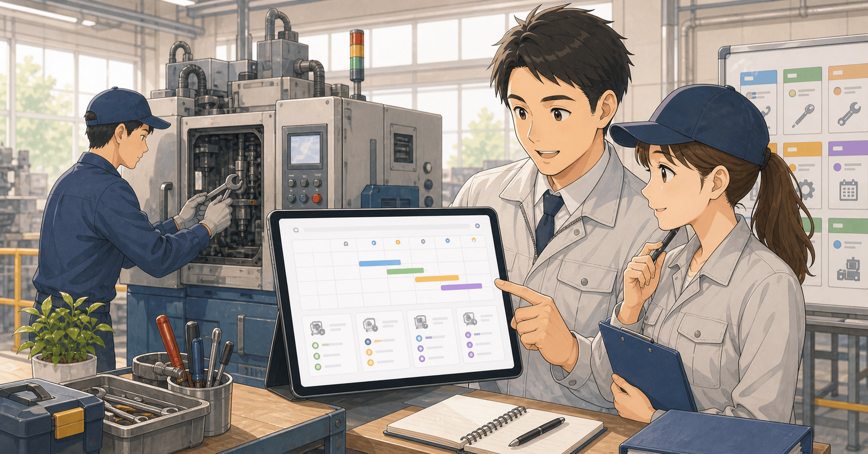 設備の点検・保全をスケジュール管理するのアイキャッチ