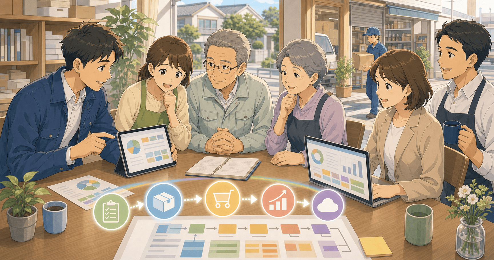 地域の家族経営企業がDXを始めるコツのアイキャッチ