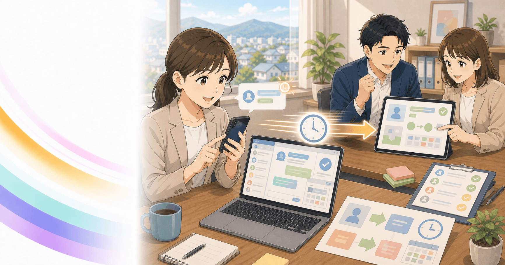 応募から面接までの連絡を速くするのアイキャッチ