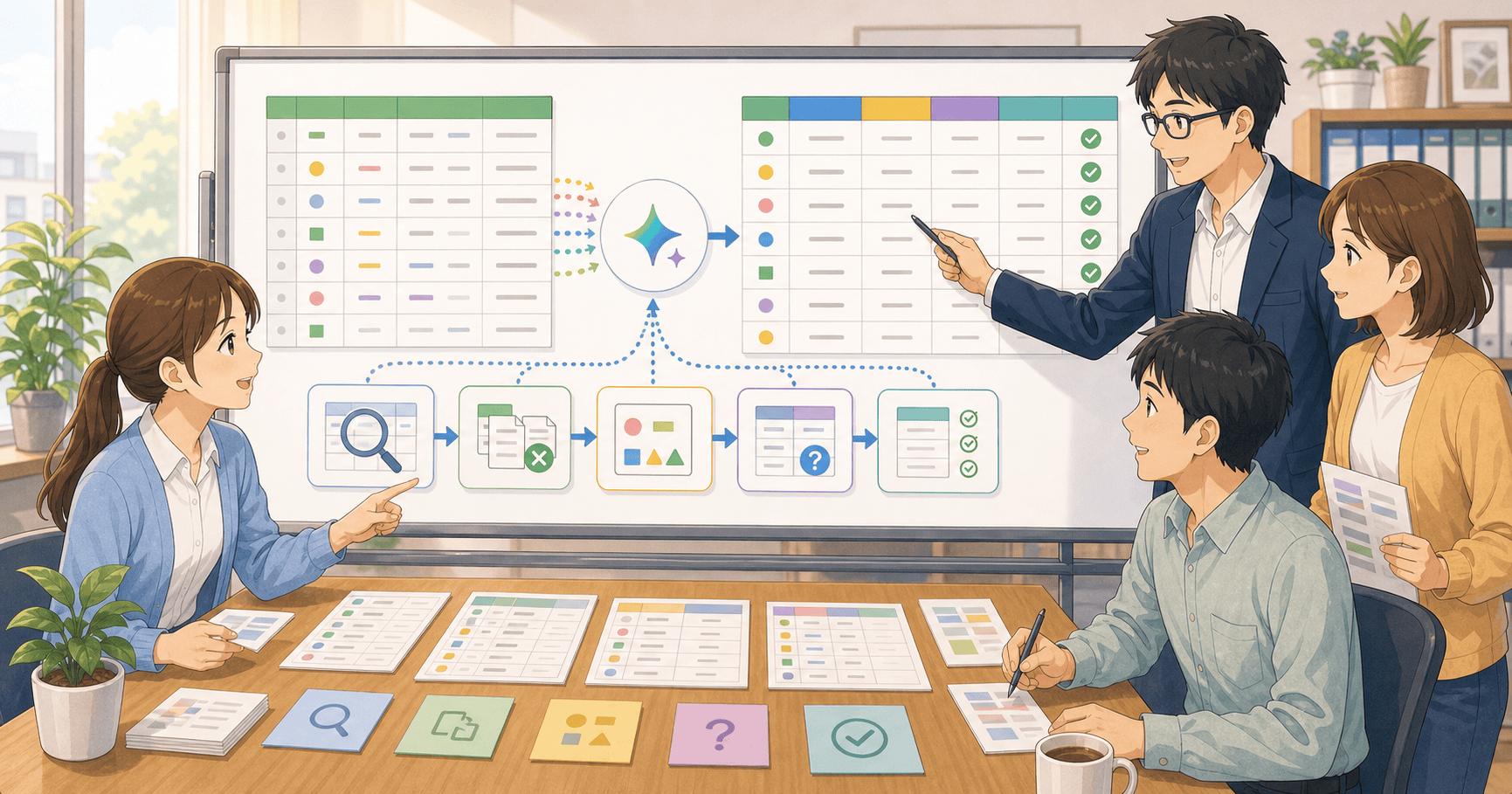 GoogleスプレッドシートでAIを使ってデータを整えるのアイキャッチ