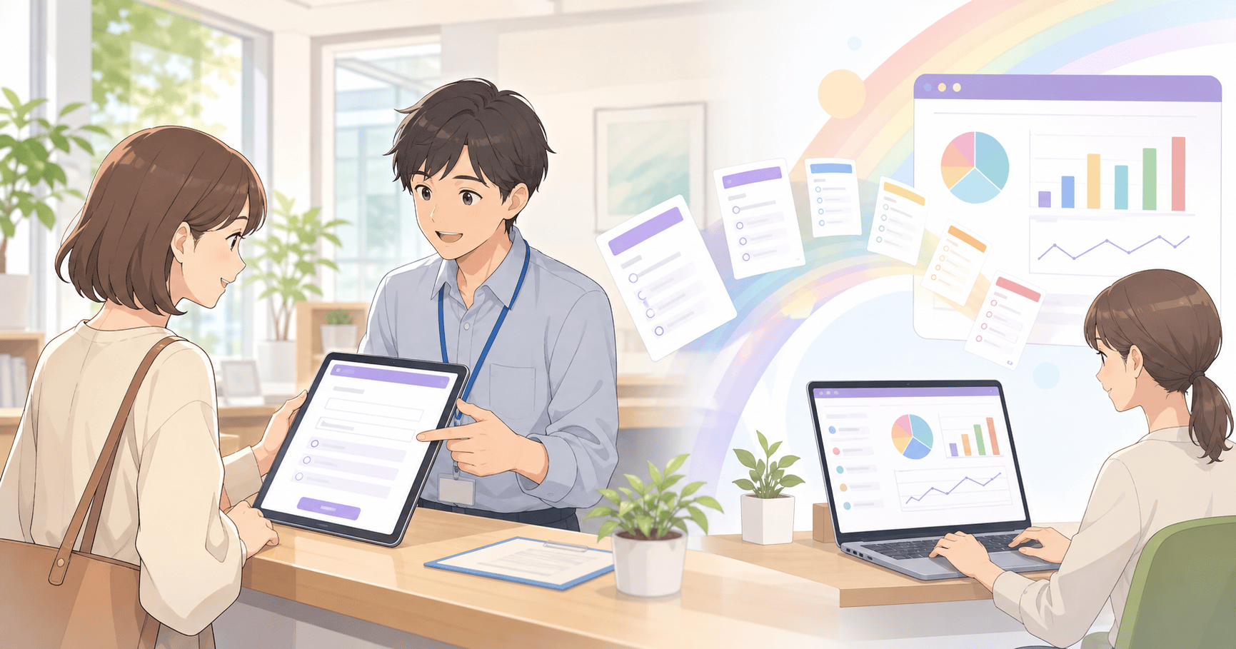 Googleフォームで申請・アンケートを効率化するのアイキャッチ