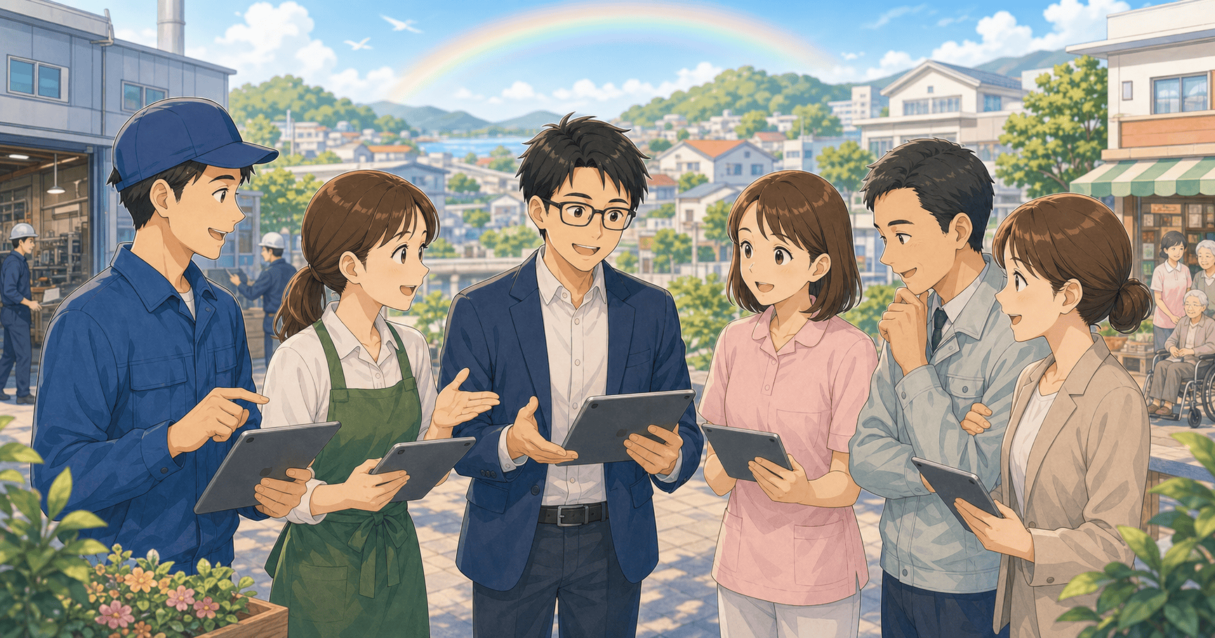 地域の企業とともに成長するという姿勢のアイキャッチ