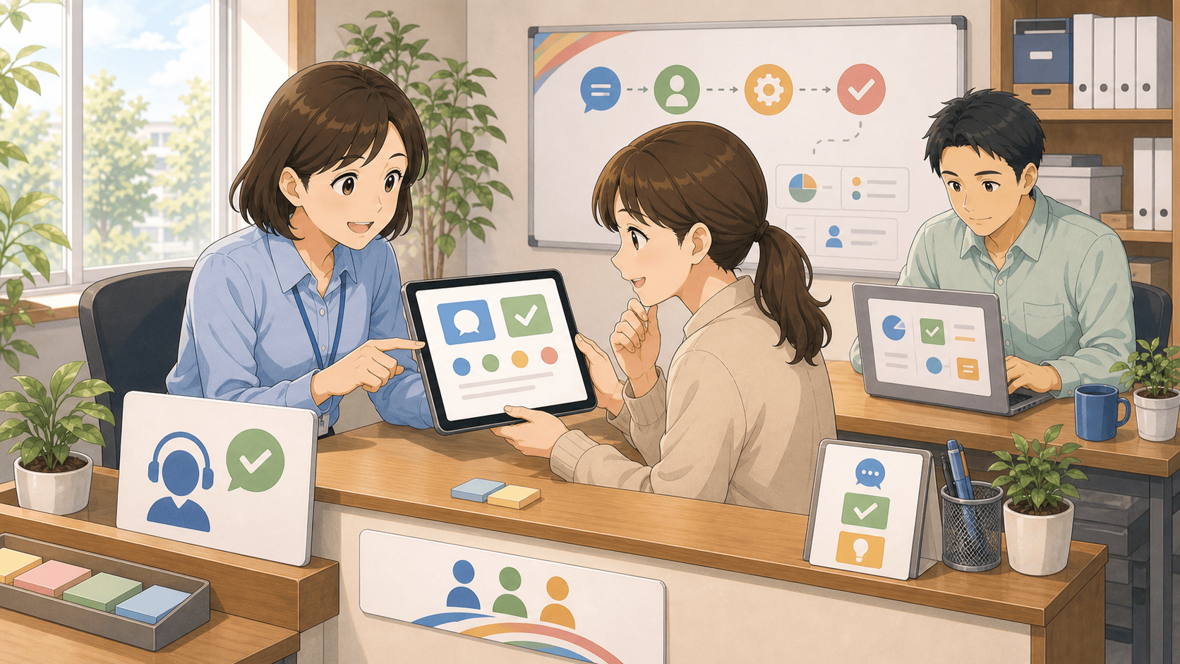 定着を支える社内サポート窓口のアイキャッチ