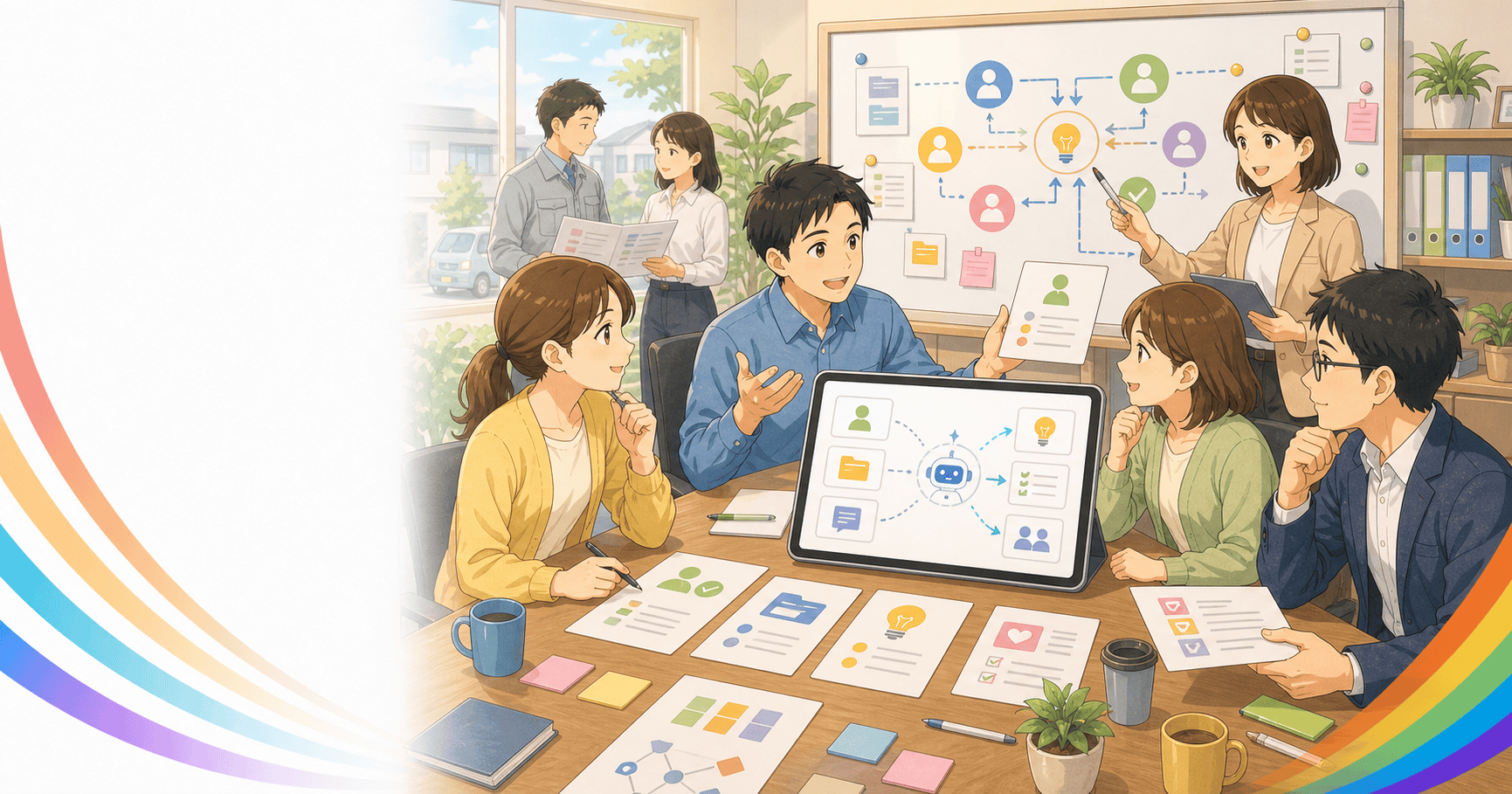 ナレッジ共有文化とAI活用をつなげるのアイキャッチ